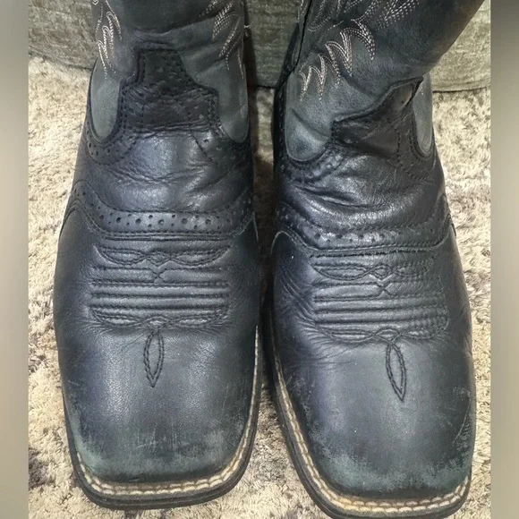 Ariat® Men's Black Sport Square Toe Western Boot 10016292 Size 8.5 no steel toe - Picture 7 of 7